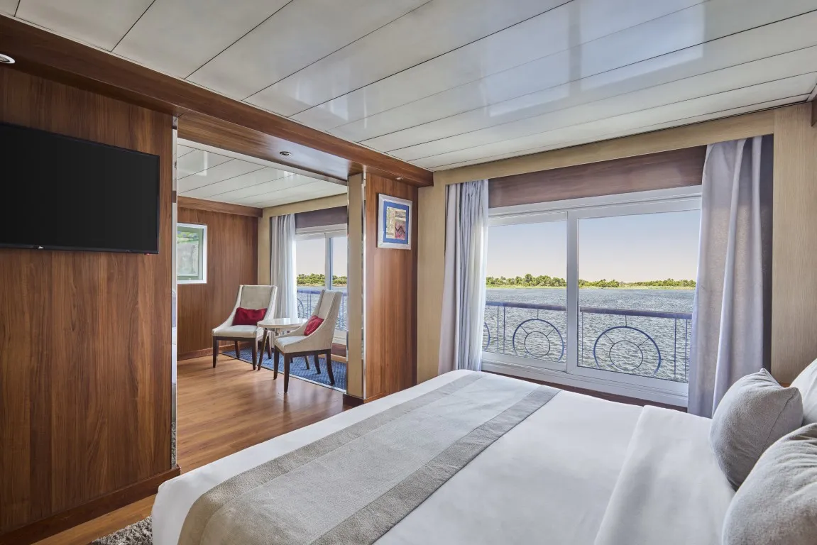 Cabin aboard the Blue Shadow IV Nile Cruise Nile cruise